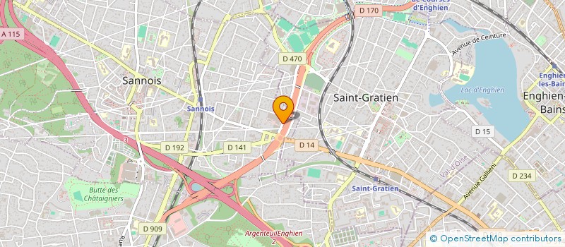 localisation de l'entreprise HL SAN à SANNOIS