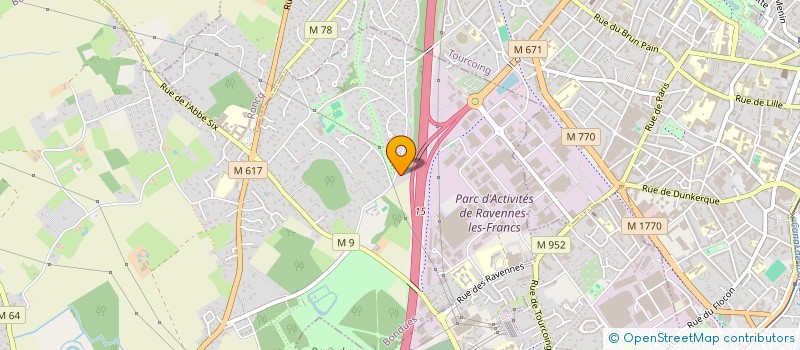 localisation de l'entreprise HL SARL à BONDUES