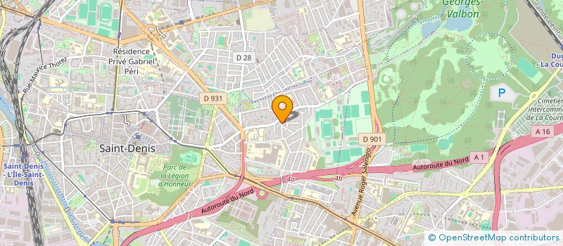 localisation de l'entreprise HL SERVICE à SAINT-DENIS