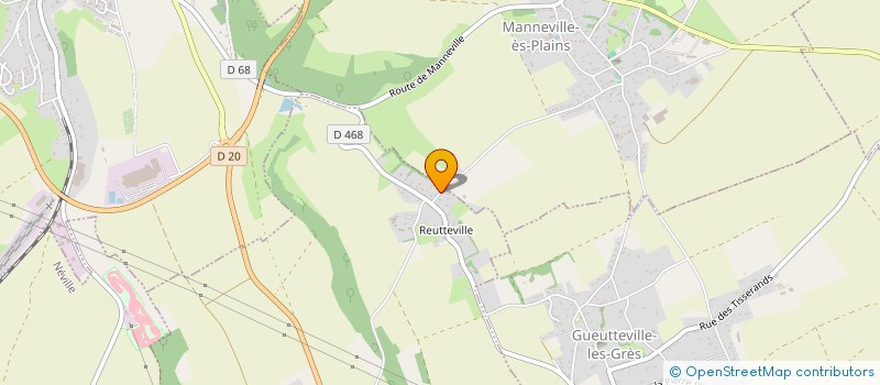 localisation de l'entreprise HL SERVICES  CAILLEVILLE