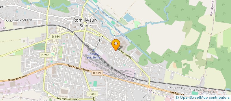 localisation de l'entreprise HL SOLUTIONS  ROMILLY-SUR-SEINE