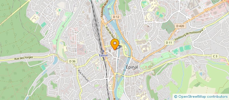 localisation de l'entreprise HL SOUDURE à EPINAL