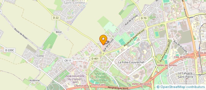 localisation de l'entreprise HL SPORT à SAINT-CONTEST