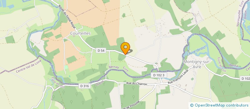 localisation de l'entreprise HL TAXI  COURTEILLES