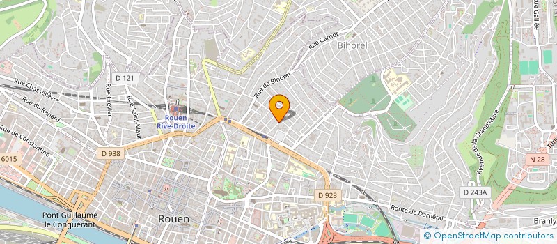 localisation de l'entreprise HL TECHNOLOGIE à ROUEN