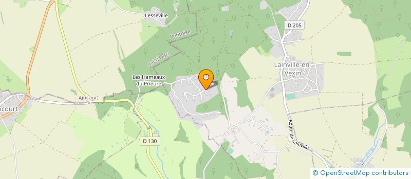 localisation de l'entreprise HL VERNEUIL INVEST  LAINVILLE-EN-VEXIN