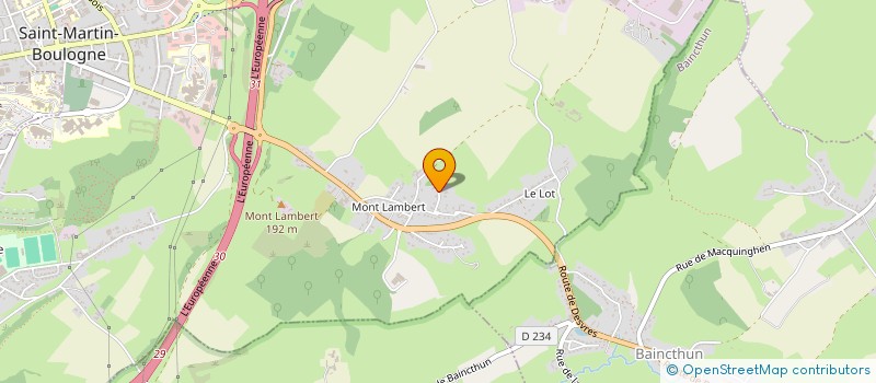 localisation de l'entreprise HL2A  SAINT-MARTIN-BOULOGNE