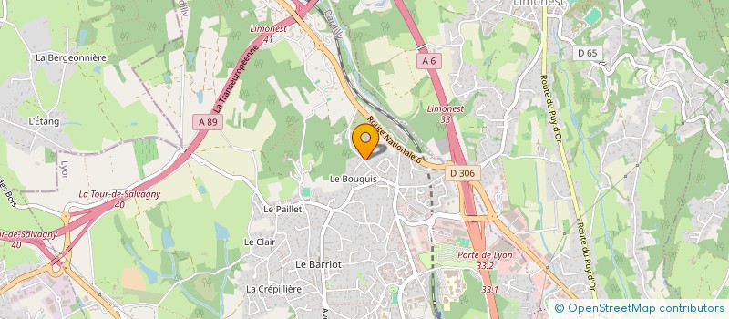 localisation de l'entreprise HL2C  DARDILLY