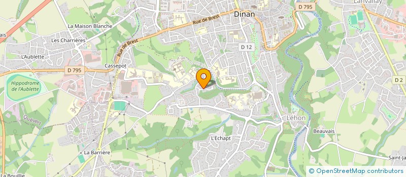 localisation de l'entreprise HL2P à SAINT-BRIEUC