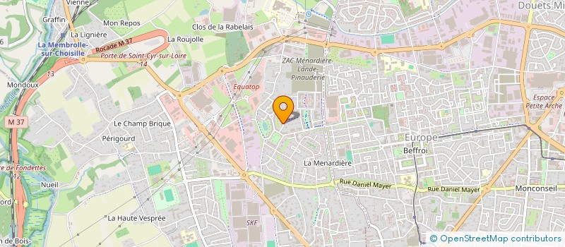 localisation de l'entreprise HL3A IMMO  SAINT-CYR-SUR-LOIRE
