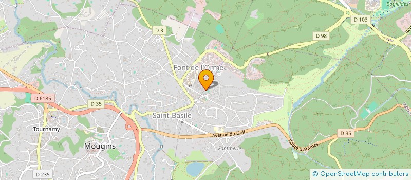 localisation de l'entreprise HL4G à MOUGINS
