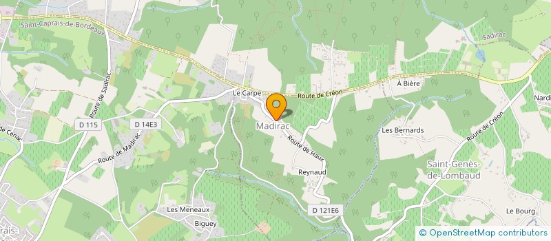 localisation de l'entreprise HLA GESTION & CO  MADIRAC