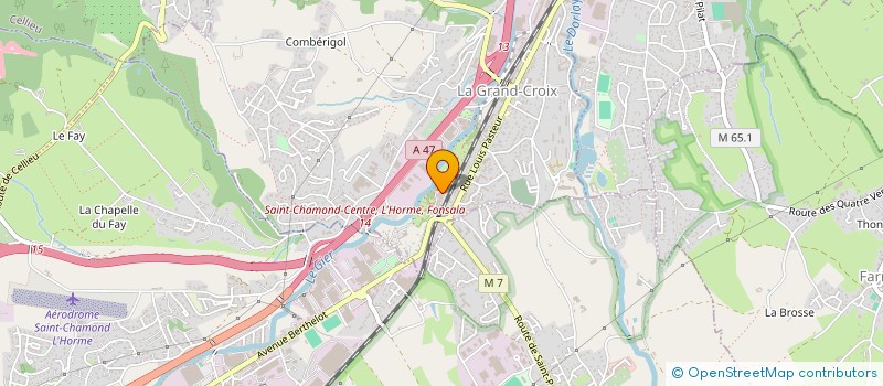 localisation de l'entreprise HLA HOLDING  LA GRAND-CROIX