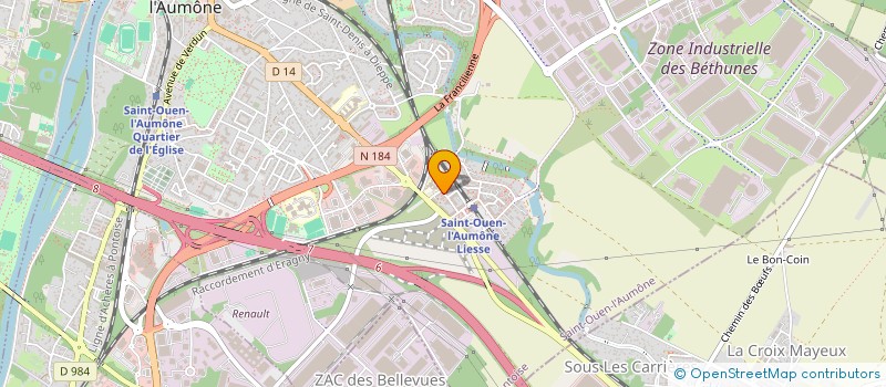 localisation de l'entreprise HLAIR  SAINT-OUEN-L'AUMONE