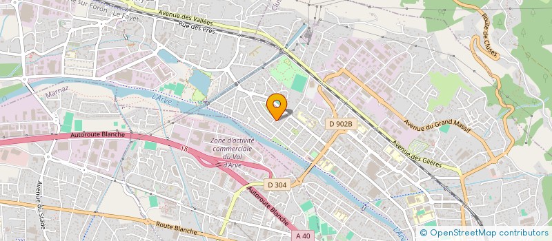 localisation de l'entreprise HLB  CLUSES