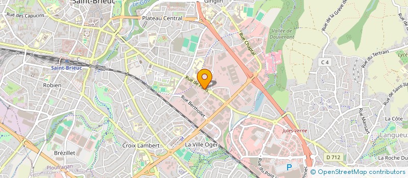 localisation de l'entreprise HLB à SAINT-BRIEUC