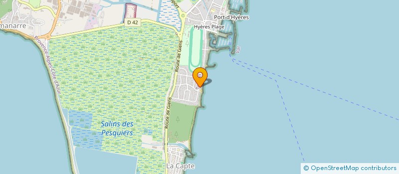 localisation de l'entreprise HLB à HYERES