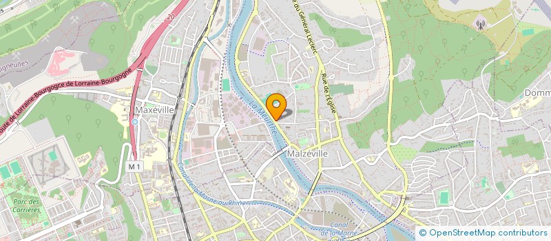 localisation de l'entreprise HLB  MALZEVILLE