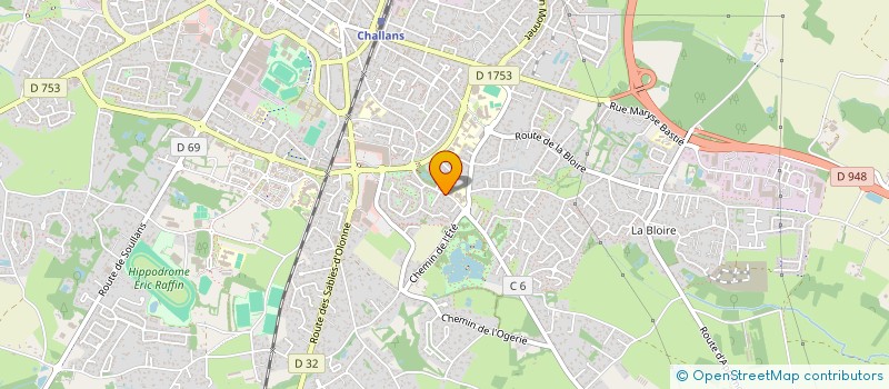 localisation de l'entreprise HLB à CHALLANS