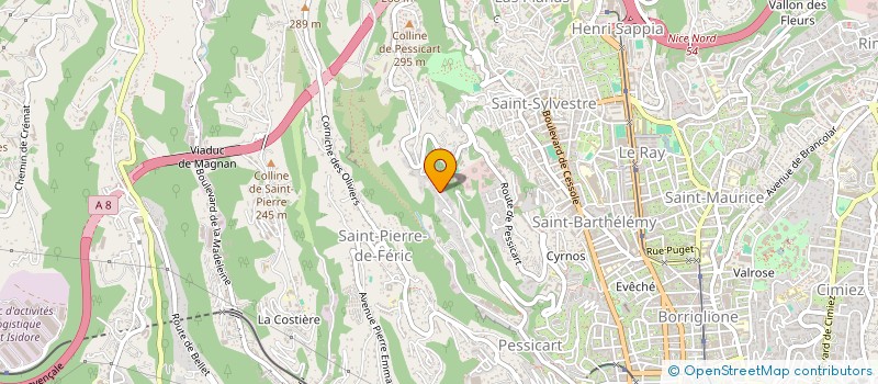 localisation de l'entreprise HLBD  NICE
