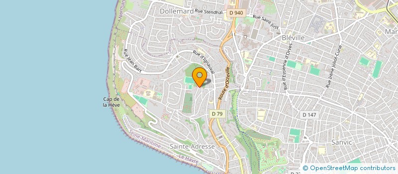 localisation de l'entreprise HLBG2  SAINTE-ADRESSE