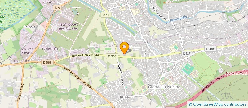 localisation de l'entreprise HLBO à GIGNAC-LA-NERTHE
