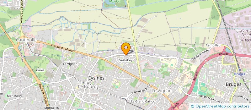 localisation de l'entreprise HLC  EYSINES