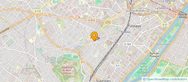 localisation de l'entreprise HLC  SURESNES