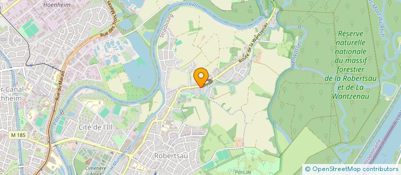 localisation de l'entreprise HLC ANCEL SCI  STRASBOURG