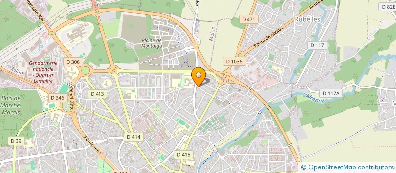 localisation de l'entreprise HLC CONSULTING à MELUN