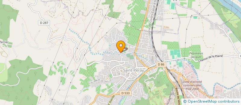 localisation de l'entreprise HLCF  SAINT-PERAY