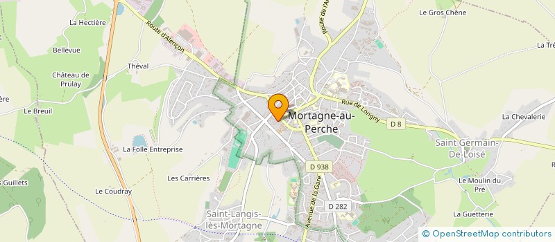 localisation de l'entreprise HLCOM à MORTAGNE-AU-PERCHE