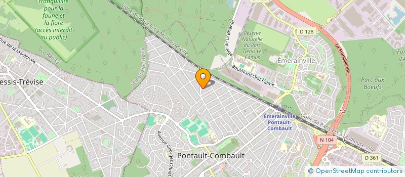 localisation de l'entreprise HLCT à PONTAULT-COMBAULT