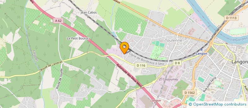 localisation de l'entreprise HLD  TOULENNE