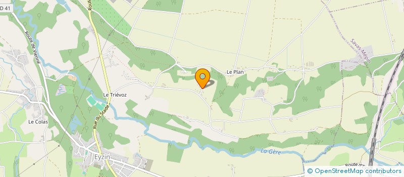 localisation de l'entreprise HLD  EYZIN-PINET