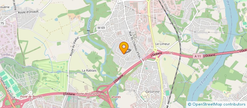 localisation de l'entreprise HLD ENVIRONNEMENT à LA CHAPELLE-SUR-ERDRE
