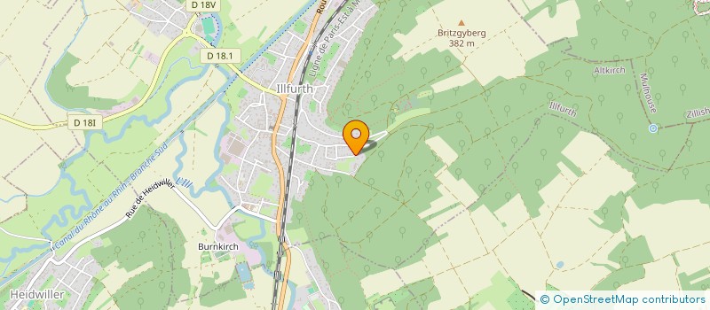 localisation de l'entreprise HLD IMMO  ILLFURTH