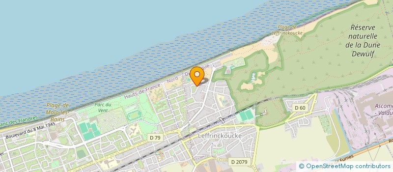 localisation de l'entreprise HLDK  LEFFRINCKOUCKE