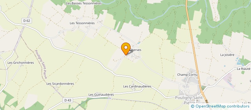 localisation de l'entreprise HLDRT à POULIGNY-SAINT-PIERRE