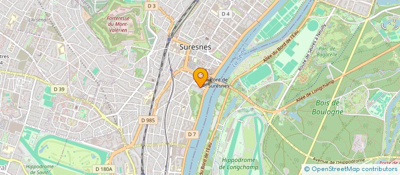 localisation de l'entreprise HLG à SURESNES