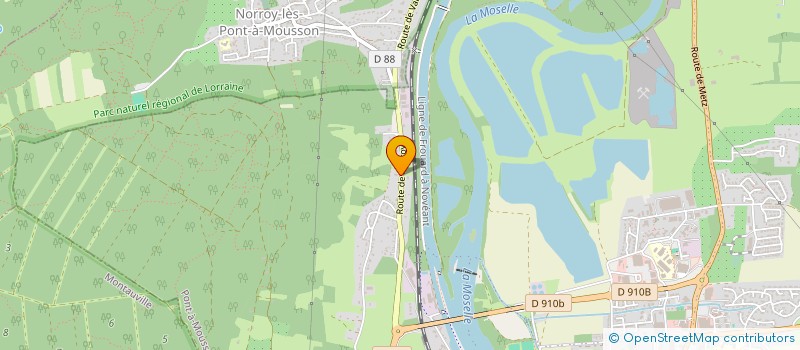 localisation de l'entreprise HLG  PONT-A-MOUSSON