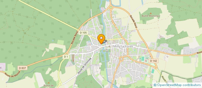 localisation de l'entreprise HLG CONSEIL  MILLY-LA-FORET