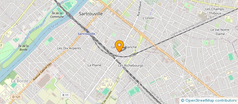 localisation de l'entreprise HLGM  SARTROUVILLE