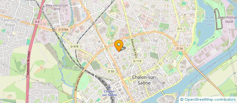 localisation de l'entreprise HLGM à CHALON-SUR-SAONE