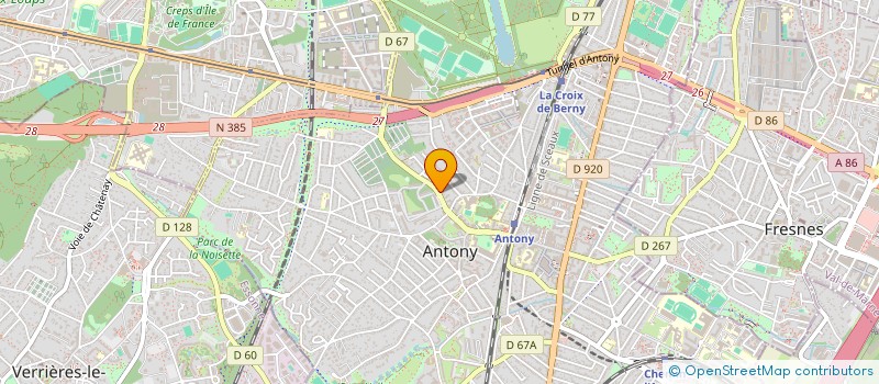 localisation de l'entreprise HLGU à ANTONY