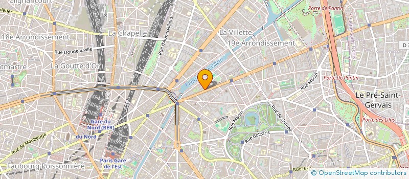 localisation de l'entreprise HLH  PARIS