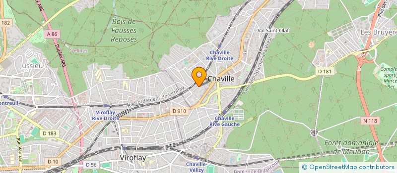 localisation de l'entreprise HLH CONSULTING à CHAVILLE