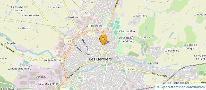 localisation de l'entreprise HLIM PARTICIPATIONS à LES HERBIERS