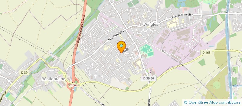 localisation de l'entreprise HLJC  HULLUCH