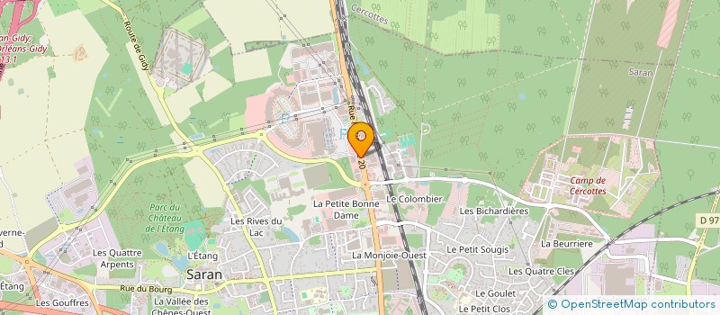 localisation de l'entreprise HLK 45 à SARAN